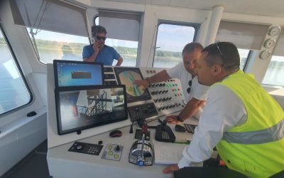 Scrioșteanu: Pericol la Cernavodă, curenții Dunării dislocă barje