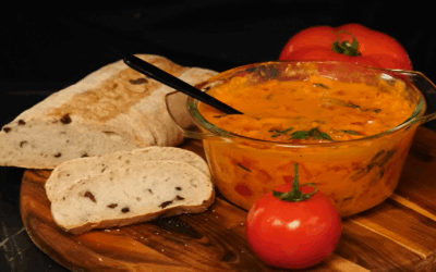 Salsa proaspătă: Sos tutu cu roșii, usturoi și busuioc