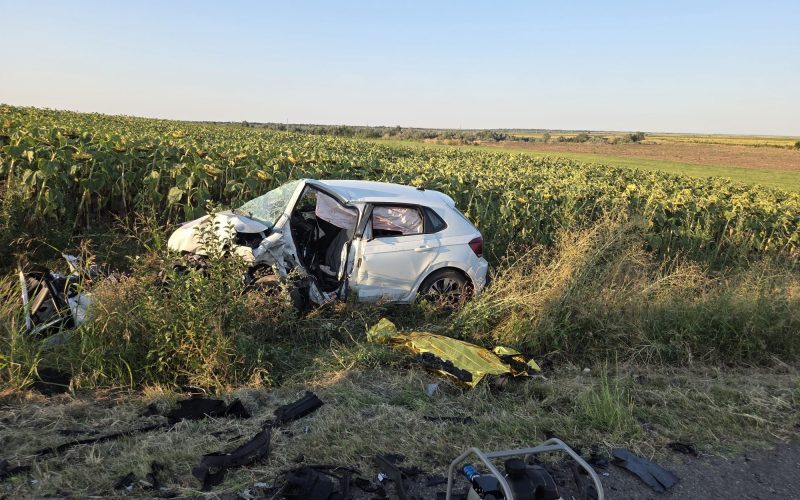 Brăila: Accident mortal, doi morți după o depășire
