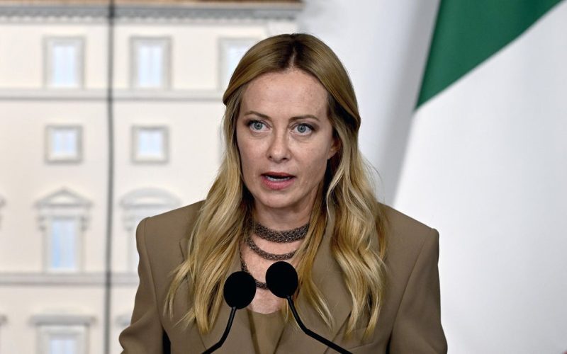 Italy leader Giorgia Meloni announces plans to limit foreign student numbers, ban face coverings in schools