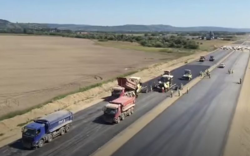 Makyol, în avans pe A1 Sibiu-Făgăraș: Peste 50% din lucrări, gata