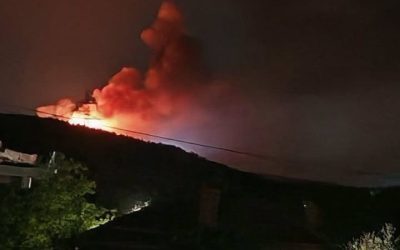 Incendiu la depozitele EMKO din Bulgaria. Zonă periculoasă