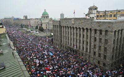 Belgrad: „Tunul sonic” de protest, o farsă! Înregistrări modificate