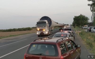 Transporturi uriașe, pe drumurile țării de duminică