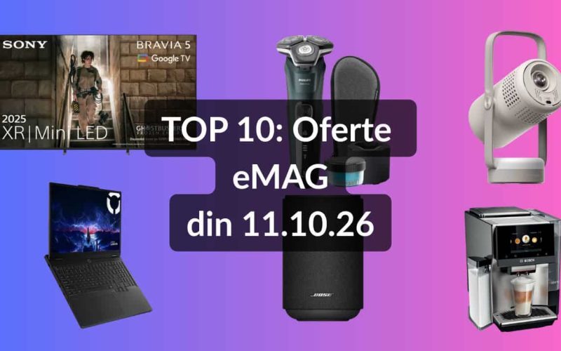 EMAG: Top reduceri Sony, Lenovo & soundbar Sony. Prețuri explozive