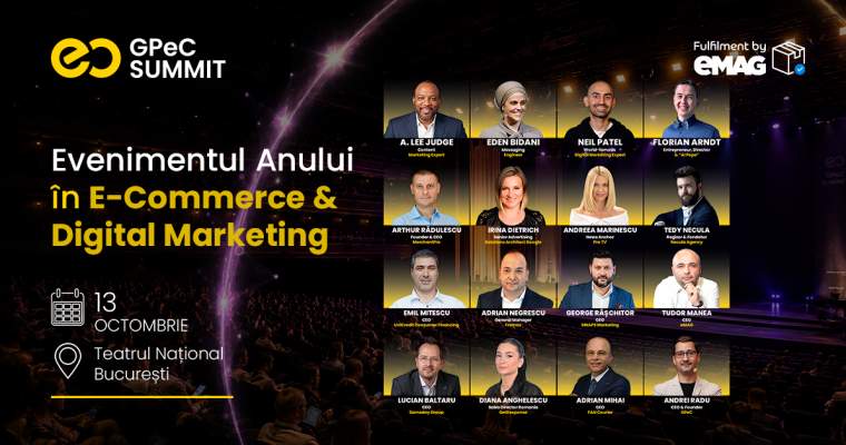 GPeC SUMMIT București: Lideri online dau lecții viitorului comerțului